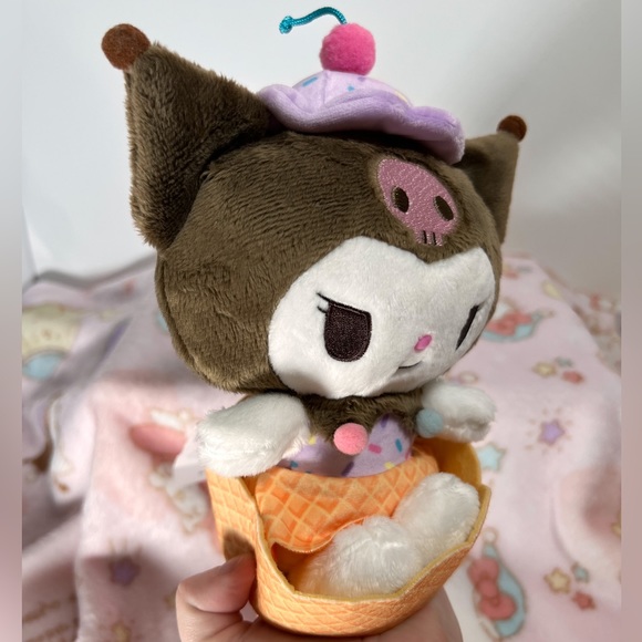 Kuromi Icecream Parlor Sundae Plush - Full Size - Sanrio - Kawaii Collector - Picture 7 of 10